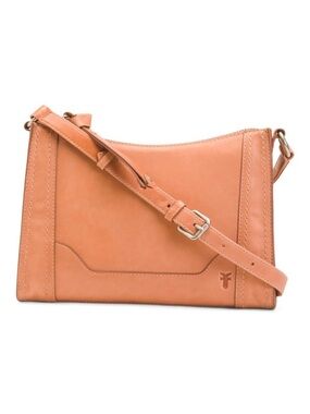 FRYE Light Brown Almost Pink Melissa Leather Crossbody Bag Purse